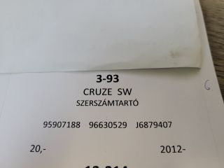 bontott CHEVROLET CRUZE Pótkerék Szerszámtartó