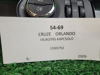 bontott CHEVROLET CRUZE Világítás Kapcsoló