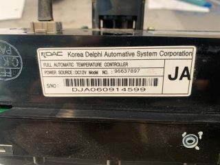 bontott CHEVROLET EPICA Fűtéskapcsoló (digit klímás)