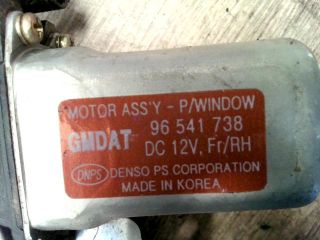 bontott CHEVROLET KALOS Jobb első Ablakemelő Szerkezet (Elektromos)