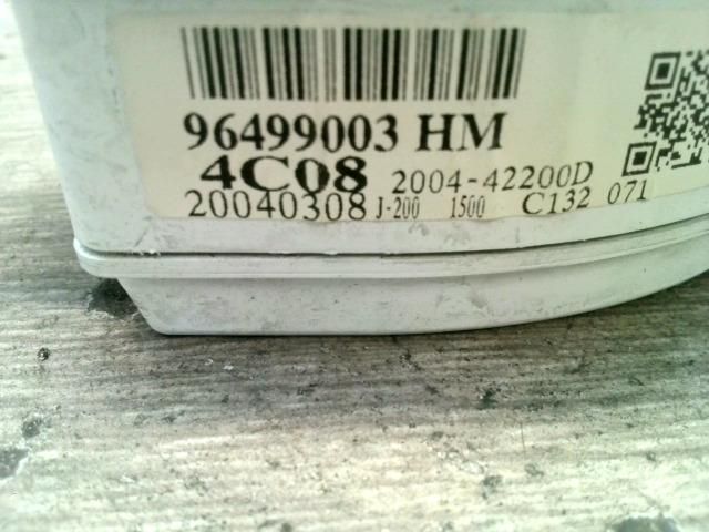 bontott CHEVROLET LACETTI Kilométeróra