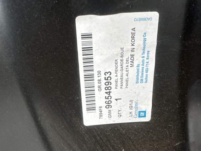 bontott CHEVROLET LACETTI Bal első Sárvédő