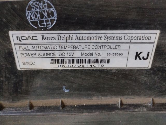 bontott CHEVROLET LACETTI Fűtéskapcsoló (digit klímás)