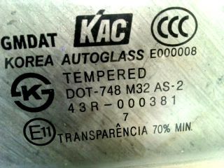 bontott CHEVROLET LACETTI Jobb hátsó Ablak