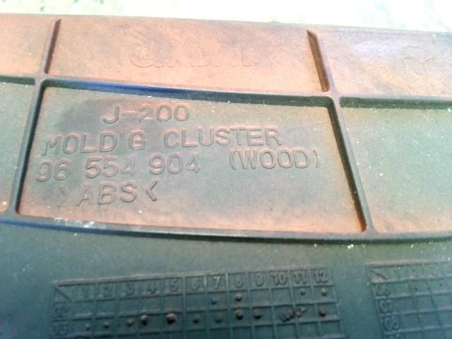 bontott CHEVROLET LACETTI Kilométeróra Keret