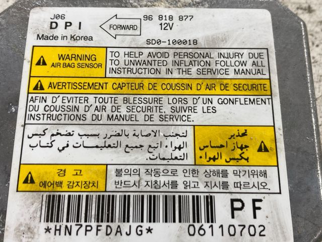 bontott CHEVROLET LACETTI Légzsák Elektronika