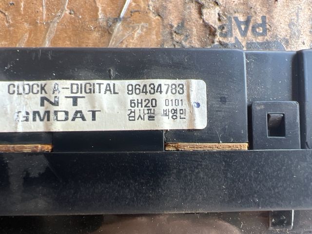 bontott CHEVROLET LACETTI Óra (Időmérő)