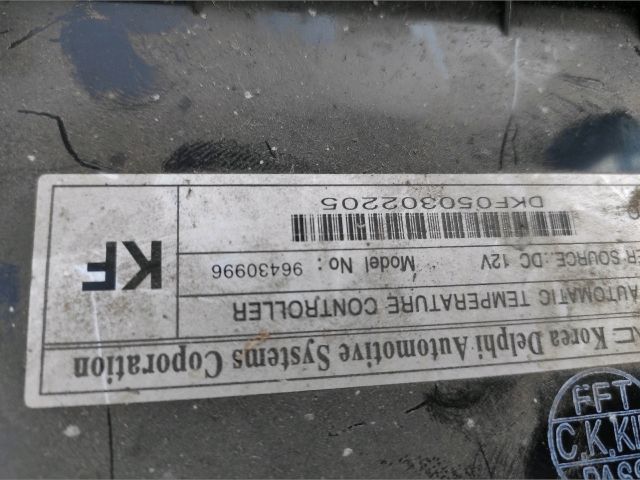 bontott CHEVROLET NUBIRA Fűtéskapcsoló (digit klímás)