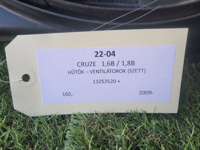 bontott CHEVROLET ORLANDO Hűtő Ventilátor(ok), Radiátor(ok) Szett