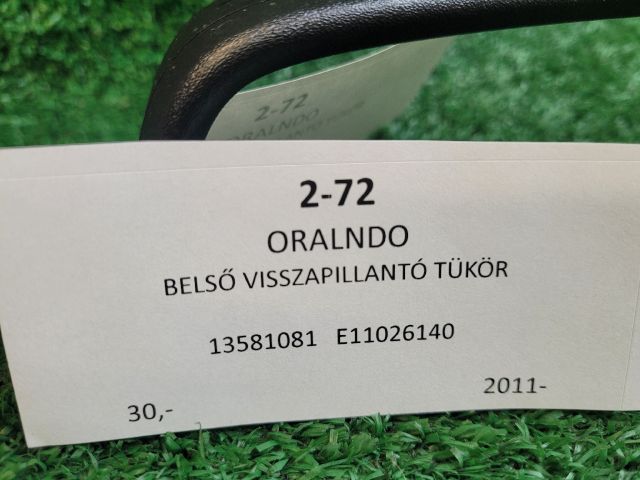 bontott CHEVROLET ORLANDO Belső Visszapillantó Tükör