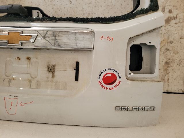 bontott CHEVROLET ORLANDO Csomagtérajtó (Részeivel)