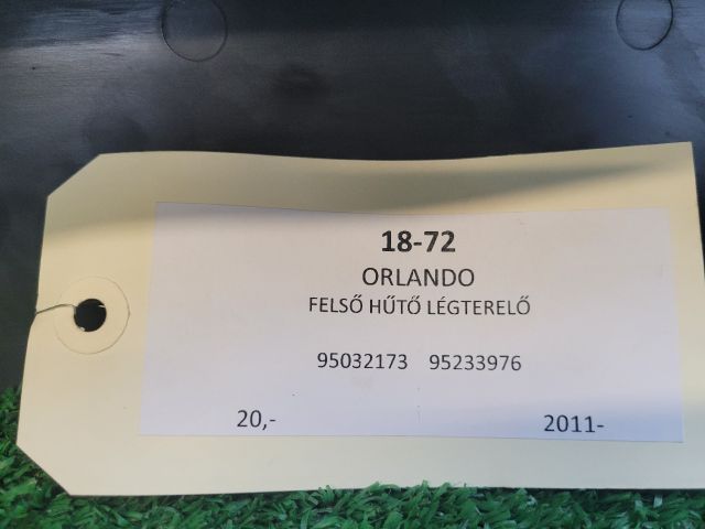 bontott CHEVROLET ORLANDO Felső Hűtő Légterelő