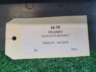 bontott CHEVROLET ORLANDO Felső Hűtő Légterelő