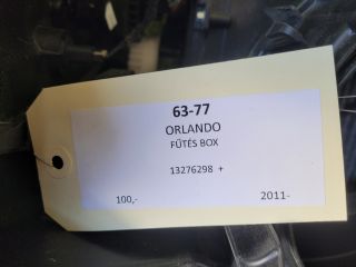 bontott CHEVROLET ORLANDO Fűtés Box