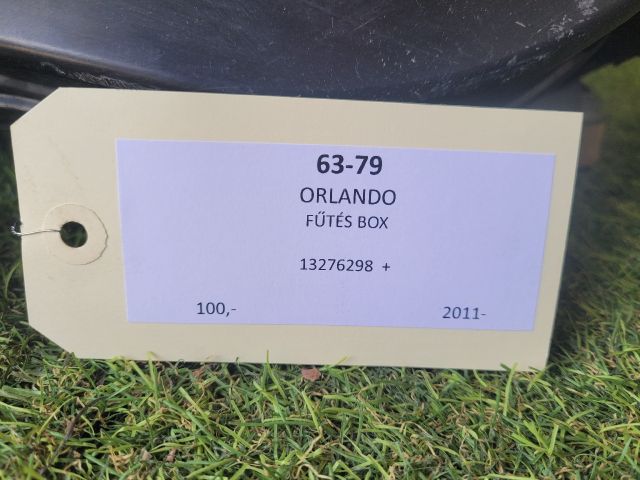 bontott CHEVROLET ORLANDO Fűtés Box