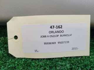 bontott CHEVROLET ORLANDO Jobb A Oszlop Burkolat