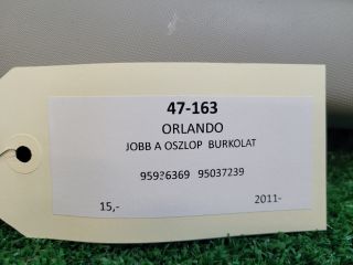 bontott CHEVROLET ORLANDO Jobb A Oszlop Burkolat