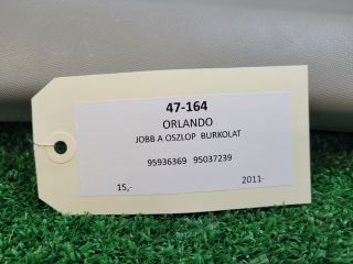 bontott CHEVROLET ORLANDO Jobb A Oszlop Burkolat