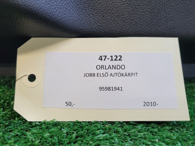 bontott CHEVROLET ORLANDO Jobb első Ajtó Kárpit