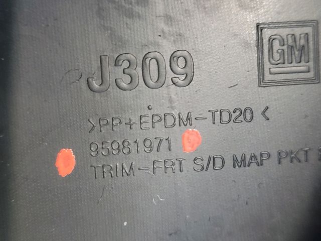 bontott CHEVROLET ORLANDO Jobb első Ajtó Kárpit