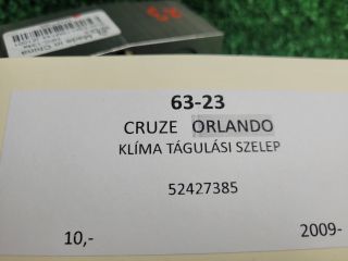 bontott CHEVROLET ORLANDO Klíma Tágulási Szelep