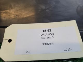 bontott CHEVROLET ORLANDO Légterelő