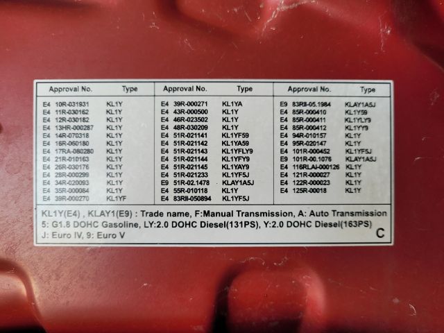 bontott CHEVROLET ORLANDO Motorháztető