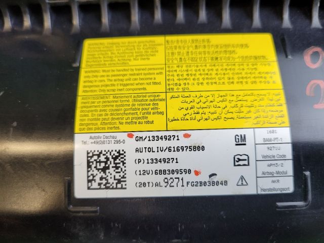 bontott CHEVROLET ORLANDO Utasoldali Légzsák