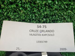 bontott CHEVROLET ORLANDO Világítás Kapcsoló