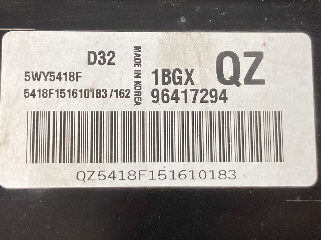 bontott CHEVROLET SPARK Motorvezérlő