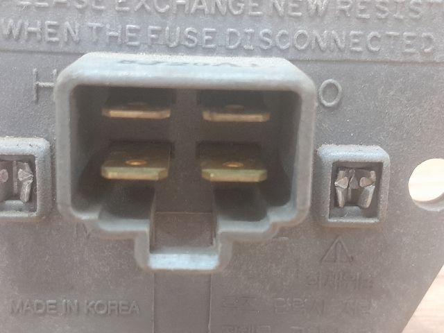 bontott CHEVROLET SPARK Előtét Ellenállás Fűtőmotor