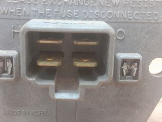 bontott CHEVROLET SPARK Előtét Ellenállás Fűtőmotor