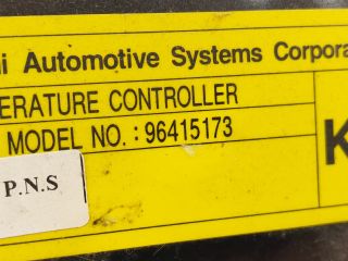 bontott CHEVROLET TACUMA Fűtéskapcsoló (digit klímás)