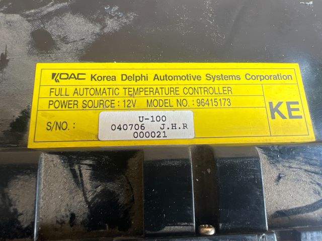 bontott CHEVROLET TACUMA Fűtéskapcsoló (digit klímás)