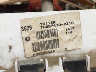 bontott CHRYSLER GRAND VOYAGER Kilométeróra