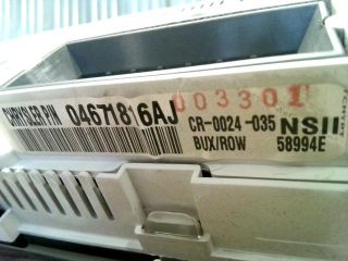 bontott CHRYSLER PT CRUISER Kilométeróra