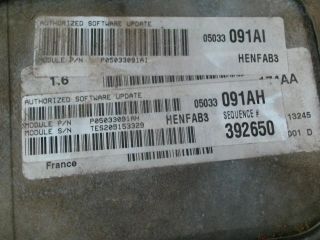 bontott CHRYSLER PT CRUISER Motorvezérlő