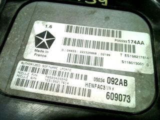 bontott CHRYSLER PT CRUISER Motorvezérlő