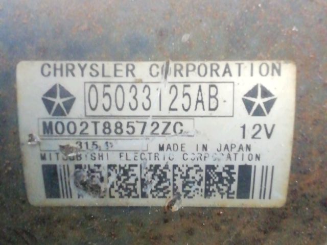 bontott CHRYSLER PT CRUISER Önindító