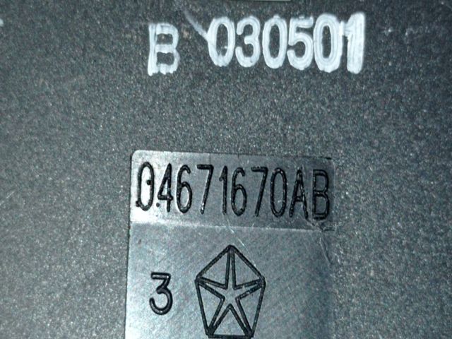 bontott CHRYSLER PT CRUISER Ablakfűtés Kapcsoló