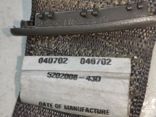 bontott CHRYSLER PT CRUISER Jobb hátsó Biztonsági Öv