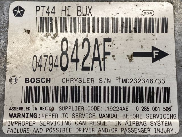 bontott CHRYSLER PT CRUISER Légzsák Elektronika