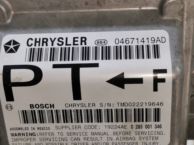 bontott CHRYSLER PT CRUISER Légzsák Elektronika