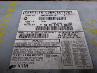 bontott CHRYSLER PT CRUISER Rádió / CD