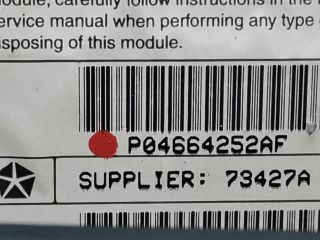 bontott CHRYSLER PT CRUISER Utasoldali Légzsák