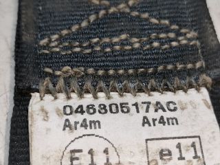 bontott CHRYSLER VOYAGER Bal hátsó Biztonsági Öv