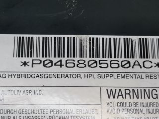 bontott CHRYSLER VOYAGER Bal Térdlégzsák