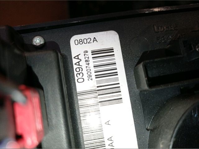 bontott CHRYSLER VOYAGER Fűtéskapcsoló (manuális klímás)