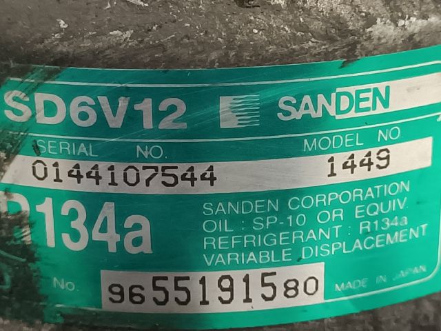 bontott CITROËN BERLINGO Klímakompresszor