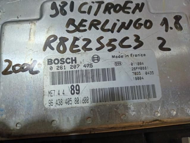 bontott CITROËN BERLINGO Motorvezérlő